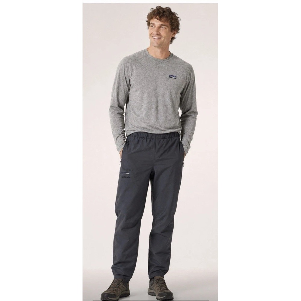 Patagonia Vintage Mens French Roast Pants Sz Large Gray Hiking Trail Outdoor